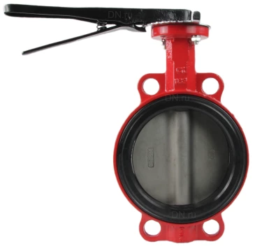 Затвор дисковый поворотный ABRA Ду250 Ру16 BUV-VF866D, межфланцевый, корпус - чугун, диск - нержавеющая сталь, рукоятка, EPDM в Казани